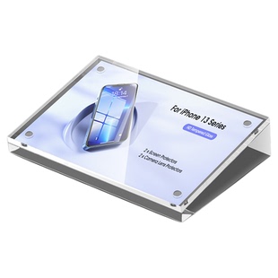 亚克力斜面强磁台卡价格标价牌桌面小立牌展示牌手机数码产品名称介绍标签牌高档水晶磁吸展示架可定制标志牌