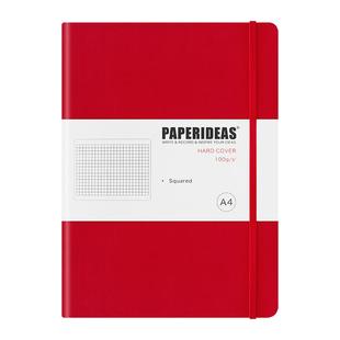 PAPERIDEAS硬面绑带本B5笔记本文具笔记本点阵日记本企业定制logo商务定做礼品记事本