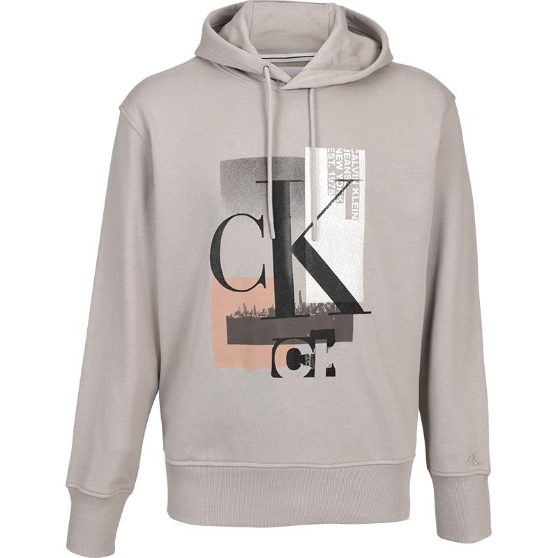 CALVINKLEIN新款男士连帽卫衣