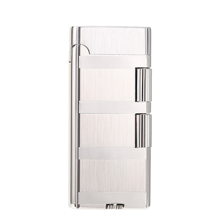 原装正品日本沙乐美打火机高档个性创意充气侧滑铜超薄礼品男火机