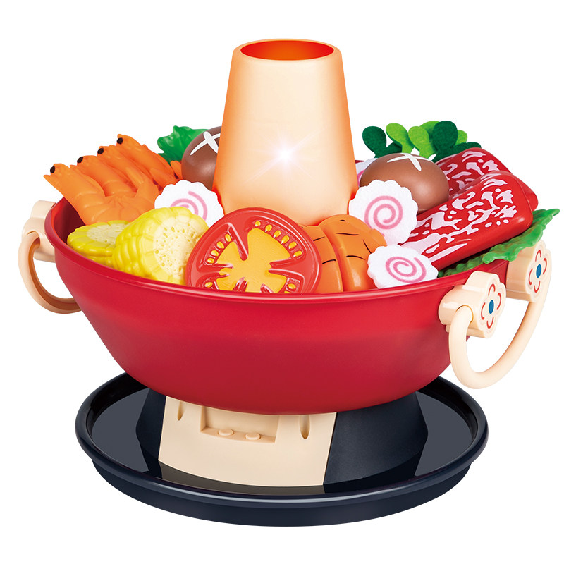 大号声光喷雾火锅煮饭厨房玩具