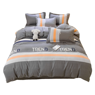 被套单件150x200三件套4四季款宿舍被罩双人180x220非100纯棉全棉