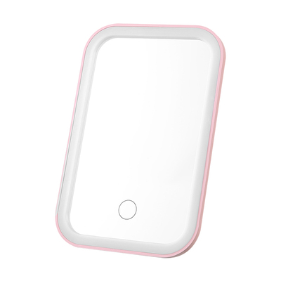 LED带灯化妆镜可折叠桌面小镜子