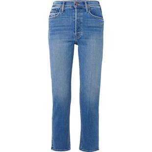 【折扣】MOTHER DENIM女士高腰直筒牛仔裤