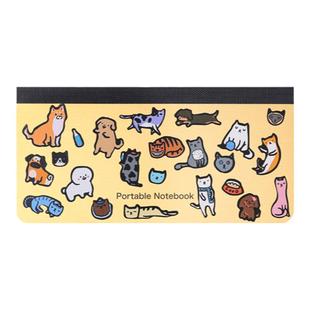 恋屿DIY贴纸系列便携本 迷你小号本子笔记本带笔便携横线羊巴皮pu上翻本计划本