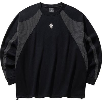 安踏欧文长袖T恤篮球套头针织衫