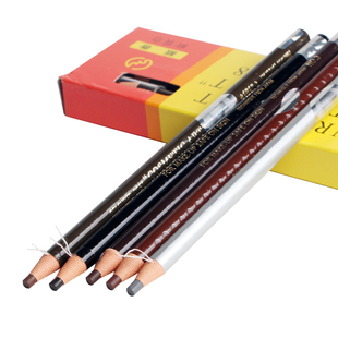 影楼化妆师专用正品妮莱1818拉线眉笔硬芯不脱色防水防汗黑灰色