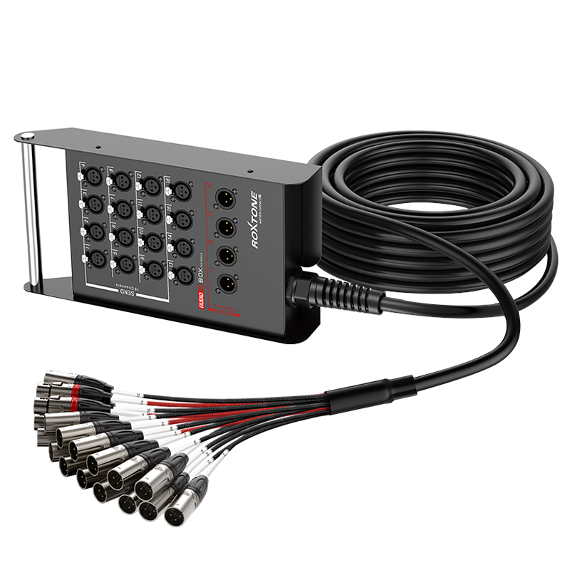 罗科斯通多芯音频延长线缆舞台接线盒调音台多路定制延长线纽崔克