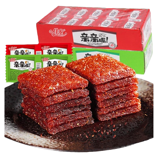 佳龙亲亲觜零食亲亲嘴辣条麻辣儿时怀旧小时候的回忆小吃休闲食品