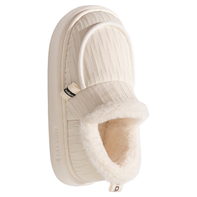 全包跟棉拖鞋女款冬季加绒加厚