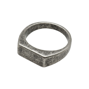 钛钢戒指男女中性冷淡风简约百搭设计感小众复古做旧色光面指环