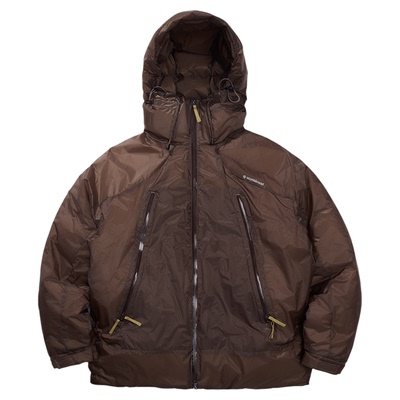 瞬时山野90白鹅绒连帽羽绒服