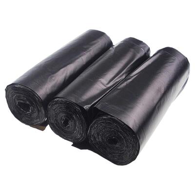 利得便携黑色拉一次性批发垃圾袋