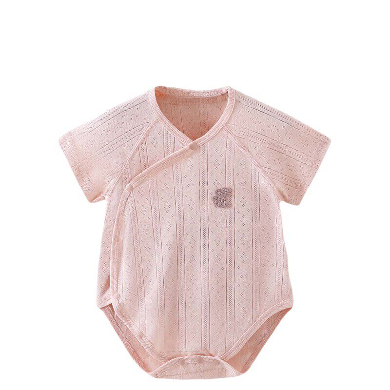 婴儿包屁衣纯棉夏季薄款男女宝宝初生内衣短袖衣服新生儿连体哈衣