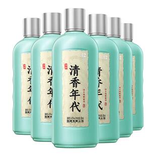 劲牌清香年代42度500ml*6瓶固态纯粮光瓶酒聚会自饮正品基酒白酒