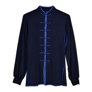 武士龙太极服牛奶丝男新品武术服表演服女转业太极拳练功服中国风