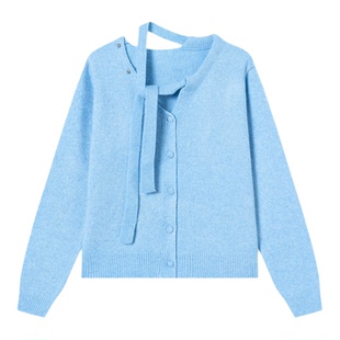 Jamor加墨时尚清新温柔针织衫开衫女装毛衣上衣优雅2025秋冬新款