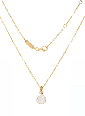 LuvLoops宝石银镀金项链原创设计