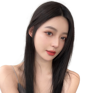 美禾 锁骨发假发女真发全真人发自然时尚高层次长直发蕾丝发套