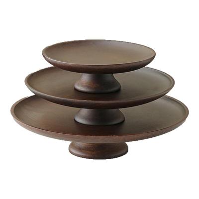 重竹高脚果盘客厅水果盘