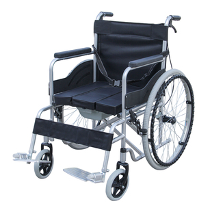 轮椅折叠轻便带坐便器瘫痪老年人专用手动老年残疾人代步手推车