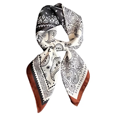 韩式腰果花丝巾三角巾女叠穿配饰牛仔裤腰带腰间屁帘旅游搭配衬衫