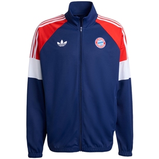 滔搏adidas阿迪达斯男子拜仁慕尼黑足球训练立领夹克外套KC7796