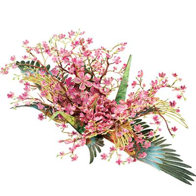 拼酷繁花千鹤金属模型拼图