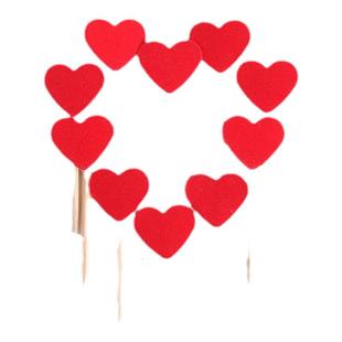 PU反光亮片五角星星皇冠爱心蛋糕装饰插牌插件插卡插旗生日派对