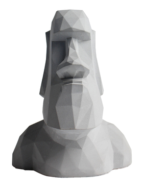 个性巨人摩艾鱼缸景观箱桌面装饰