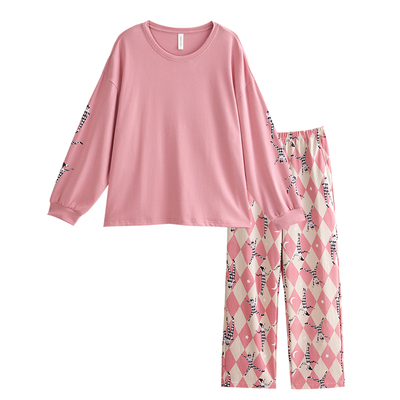 睡衣女款春秋纯棉休闲可外穿出门