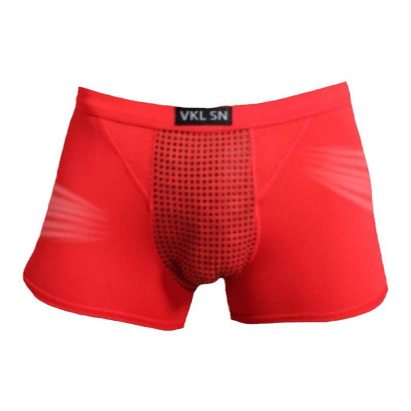 3条英国卫裤男士保健平角裤理疗磁疗石墨烯四角裤磁石女内裤透气