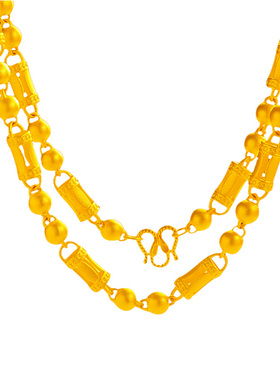 男士新款霸气风仿真黄金