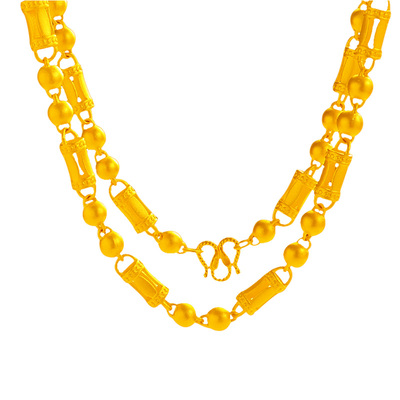 男士新款霸气风仿真黄金