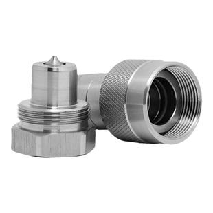 KZE-B千斤顶液压快速接头螺纹锁紧式高压70MPA扳手油管快插接头