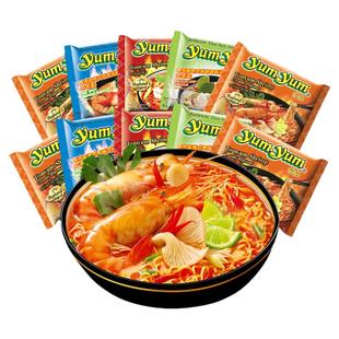 【U先试吃】泰国进口yumyum养养牌冬阴功面酸辣虾味浓汤面70g*5包