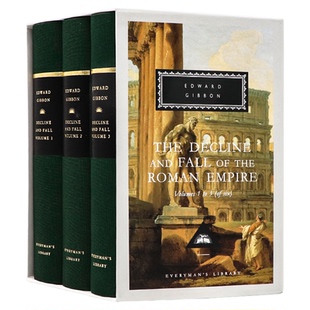 罗马帝国衰亡史1-3精装收藏版 英文原版 The Decline and Fall of the Roman Empire Volumes 1 to 3 爱德华吉本 Edward Gibbon