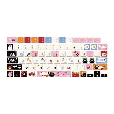 MacBook键盘硅胶膜卡通彩绘防水