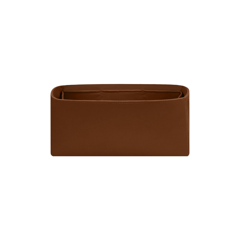 DGAZ企划适用于MiuMiu Utilitaire中号绸缎内胆包金棕色