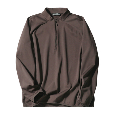 柜1890 高效暖绒  3D立体裁剪 秋冬男女半拉链抓绒衣打底长袖T恤