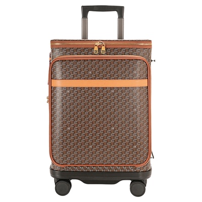 Cuisee/崔氏新款老花旅行箱20寸大容量拉杆箱万向轮登机行李箱