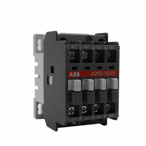 议价ABB交流接触器 A26D-30-01三相11KW常闭220V 30A新款AX25-30-