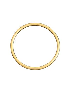 足银闭口古法素圈手镯女高级感纯银镯子女999实心镯子国潮手环