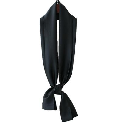 ins纯色细窄长条洋气装饰小丝巾