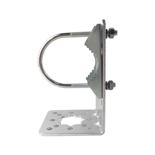 平板天线无线网桥固定AP夹码可调角度抱杆支架抱箍铝合金夹具WIFI