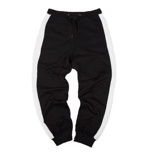 三九木国潮ins风高街白边束脚裤子男女潮牌休闲hiphop嘻哈束脚裤