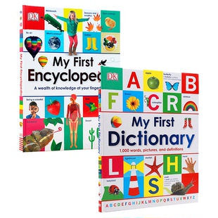 现货 DK My First Dictionary 我的字典 儿童图解词典系列精装大开 英文原版绘本 培养宝宝英语读本 认知单词学习能力参考书 教辅