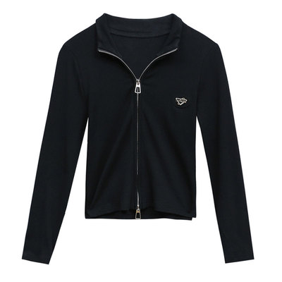 春秋新款立领显瘦短款女外套