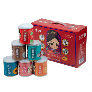 奇伟宫珍黄桃罐头新鲜山楂蜜桔什锦罐头整箱精美礼盒6罐冰糖送礼