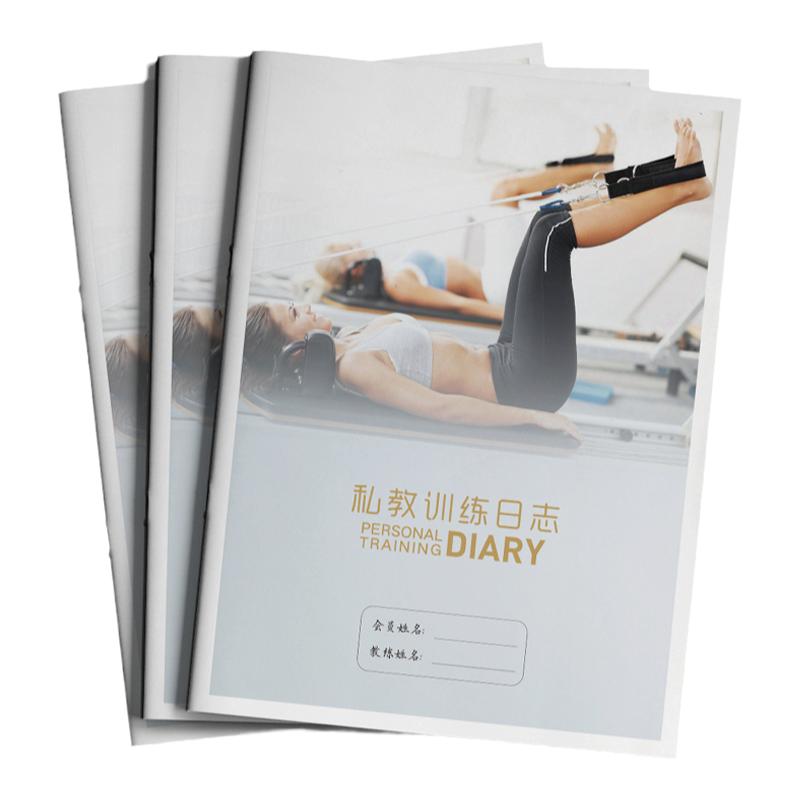 定制普拉提私教本训练计划本瑜伽日志工作室健身私人教练Pilates